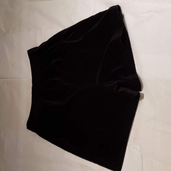 OLD NAVY Skort Girls Snap Buttons Front Cotton Velour Velvet Black - Picture 4 of 12